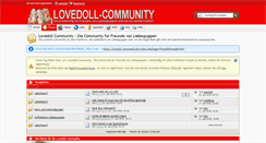 Desktop Screenshot of lovedoll-community.de